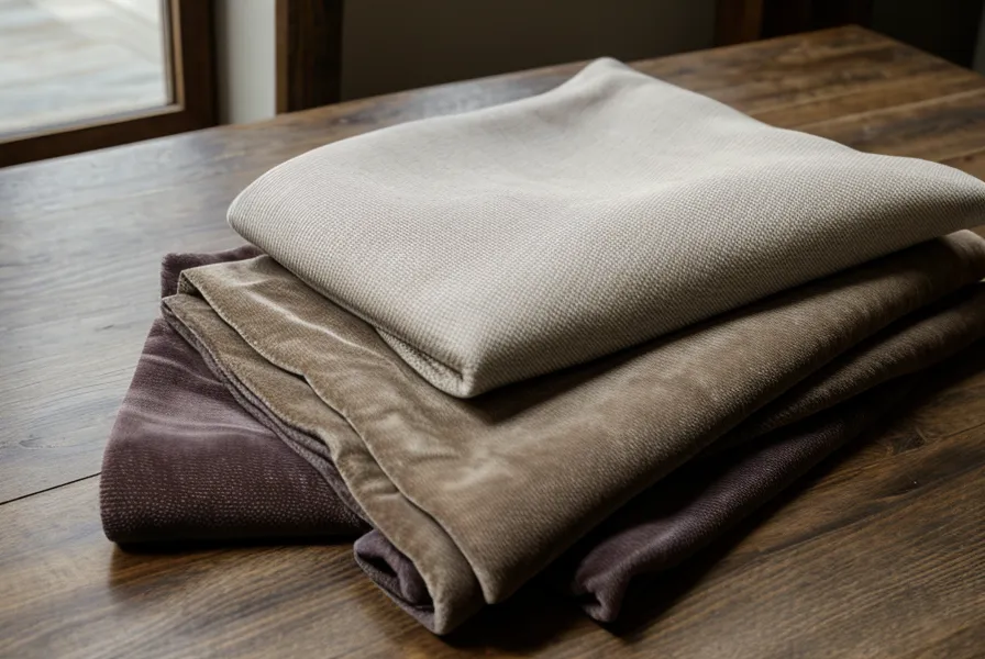 Détails de différentes textures de tissus pour la création d'un tapis d'éveil sensoriel.